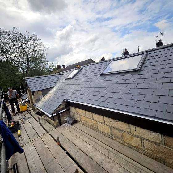 Slate re-roof