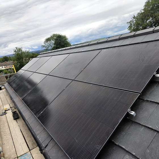 Solar panels in ilkley