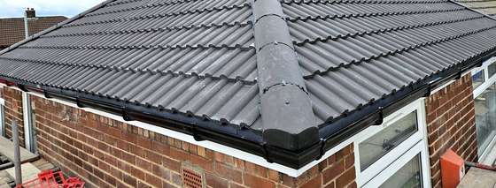 Roofline and eaves, after