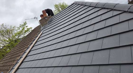 Completed re-roof